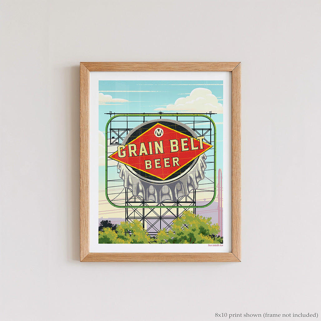 Grain Belt Beer Sign