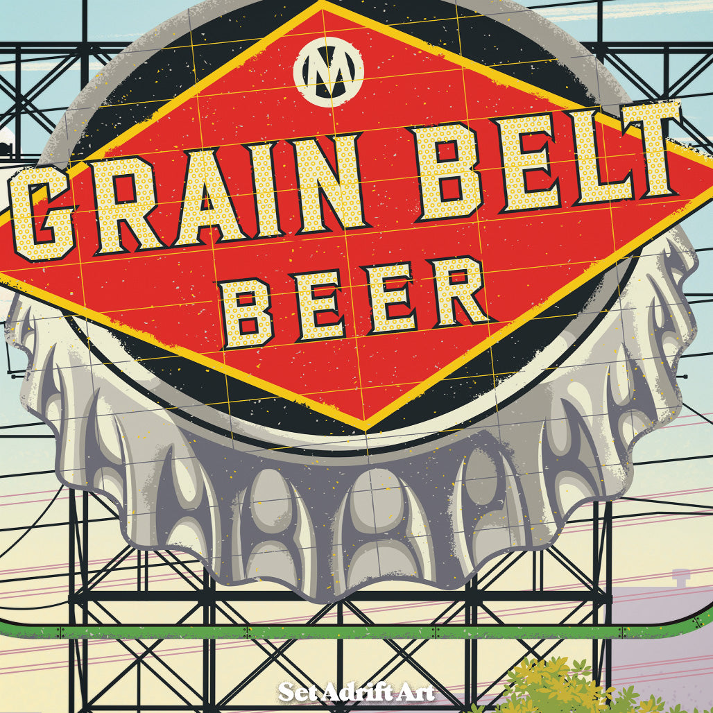 Grain Belt Beer Sign