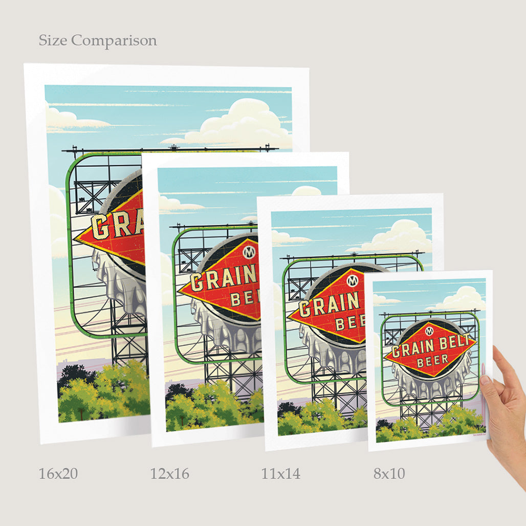 Grain Belt Beer Sign