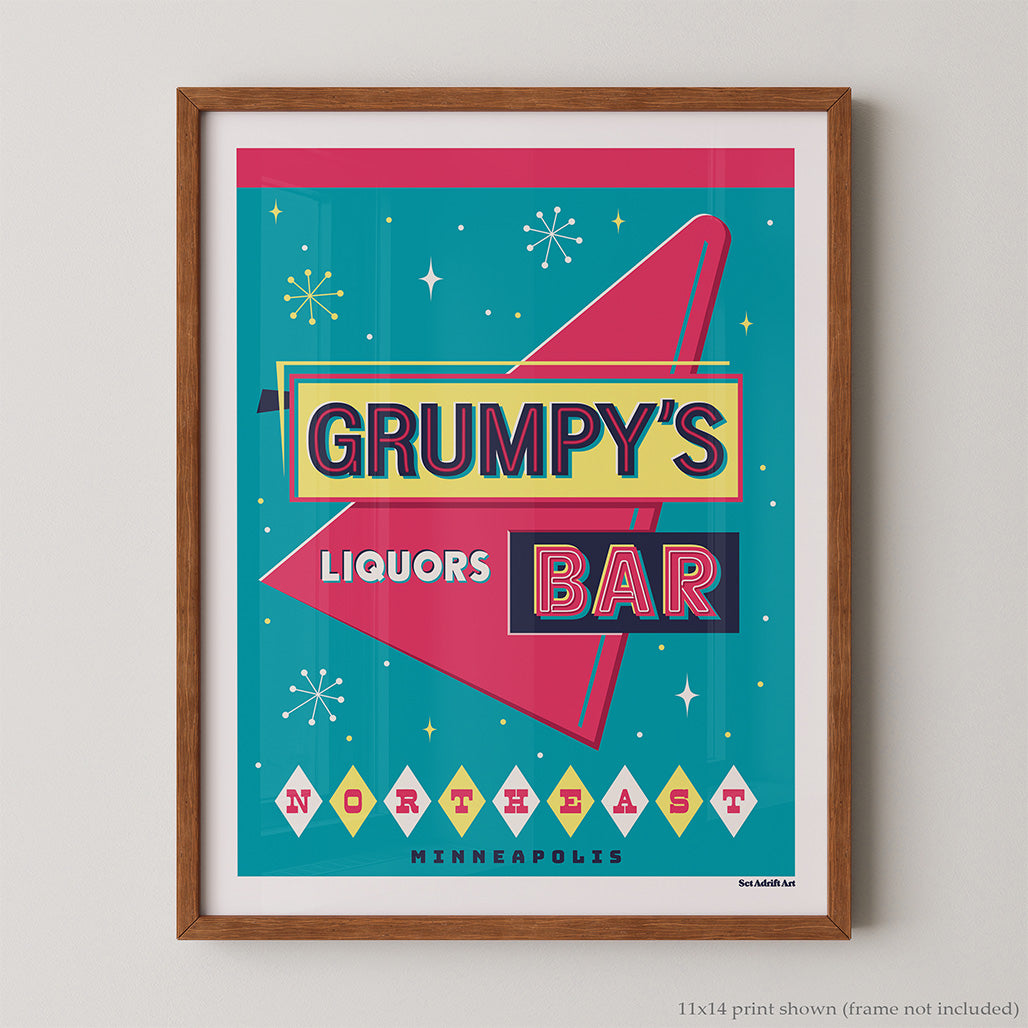 Grumpy's Bar – Set Adrift Art