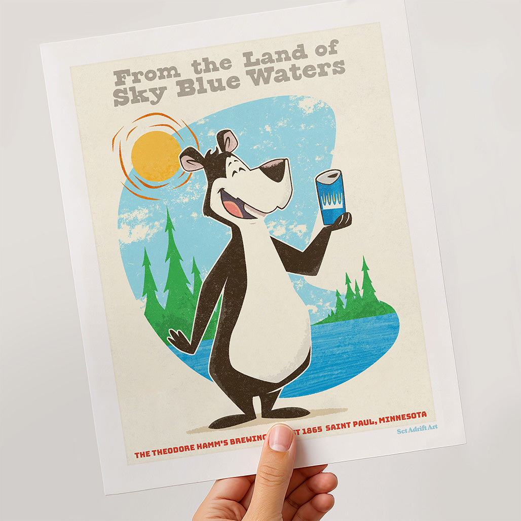 Hamm's Bear – Set Adrift Art