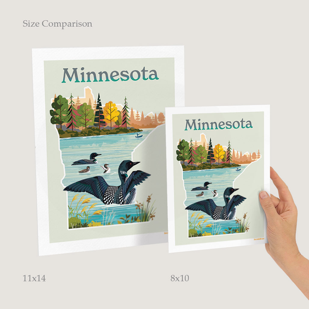 Minnesota Loons on the Lake