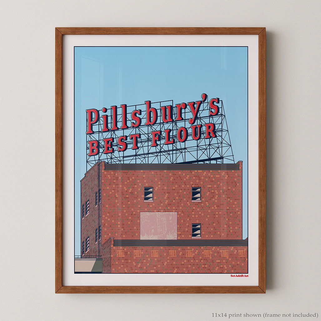 Pillsbury Flour Sign