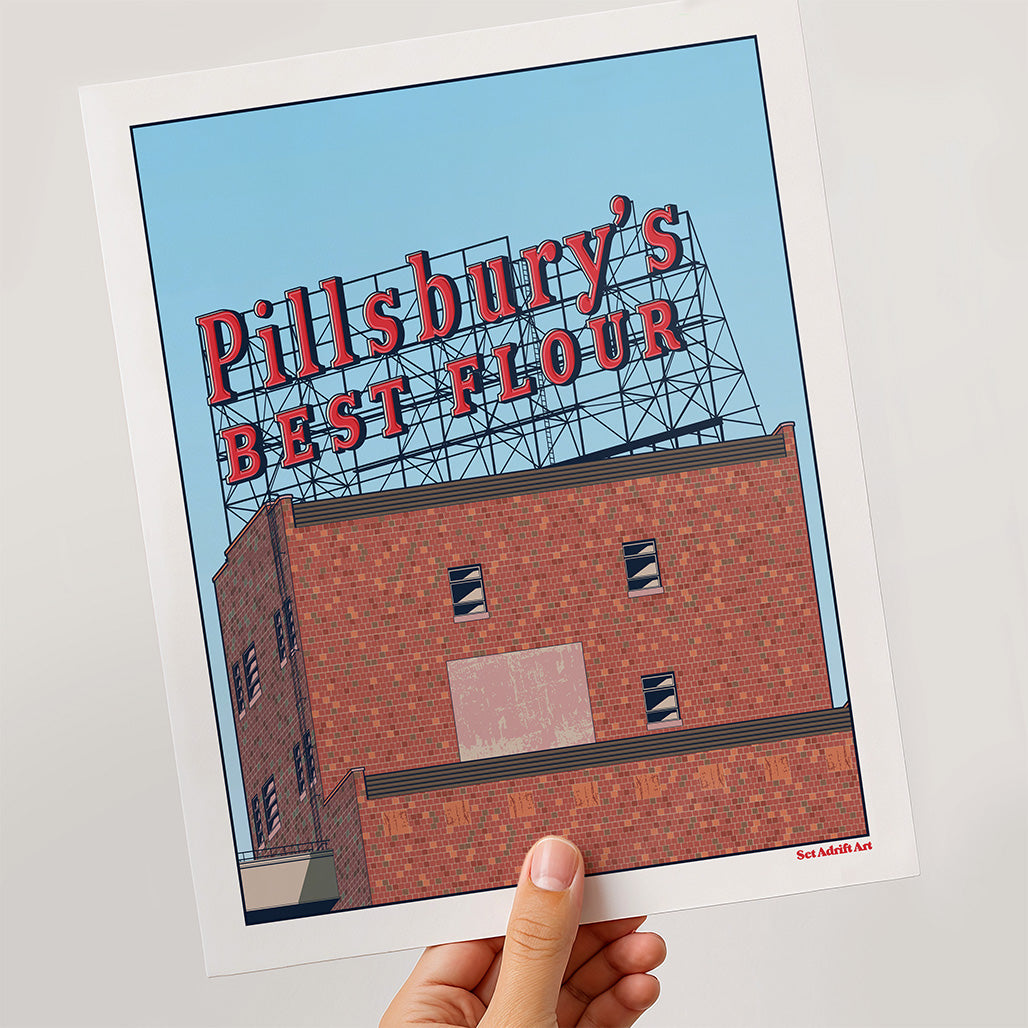 Pillsbury Flour Sign